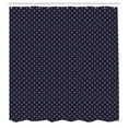 thumbnail image 2 of Ambesonne Damask Shower Curtain, Middle Eastern Swirly Art, 69"Wx75"L, Indigo Dark Khaki, 2 of 4
