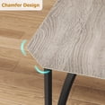 thumbnail image 6 of GAOMON 5-Piece Dining Table Set for 4, Small Kitchen Table with Upholstered Chairs, Space-Saving Furniture for Dining Room or Apartment - Retro Gray, 6 of 9