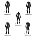 thumbnail image 3 of Traje de baño de una pieza Yuarrent negro para mujer protección solar máxima y libertad de movimiento Three XL Type3 NO3, 3 of 6