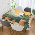 thumbnail image 2 of Yayeee Tablecloths 54" x 72" Rectangle Wrinkle Resistant Party Table Cover, Boho Plants, 2 of 8