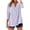 #05 Purple 【New Styles: Mix, Match & Maximize Value】, variant on Women's Loose Fit Plaid Flannel Button Up Top Shirts Blouses 3/4 Sleeve Round Neck Casual Daily Wear Streetwear Loungewartravel Fashion Essential Gift for Women | CSEONE,Black L