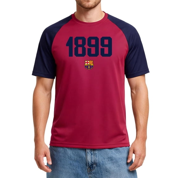 Icon Sports Officially Licensed FC Barcelona Game Day Shirt - Unisex Adult - FCB121PT Wine M