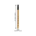 thumbnail image 2 of WEUVEB Simple Black Clarinet Instrument 6-Hole Practice Wind Instrument for Student Use, 2 of 8