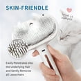 thumbnail image 6 of 3-in-1 Steam Brush for Dogs & Cats – Detangle & De-Shed with Warm Mist, Anti-Static Pet Grooming Brush for Long/Short Hair – Includes Water Tank, Release Button – Painless Hair Removal Tool, 6 of 7