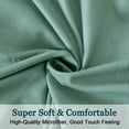thumbnail image 6 of HGmart Duvet Cover Washed Cotton Duvet Cover Set Comforter Quilt Bedding Cover, 3 Piece - 1 Duvet Cover 2 Pillow cases, Solid Button Design, Pea Green, Queen, 6 of 7