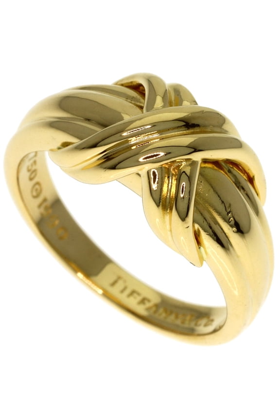 Pre-Owned Tiffany & Co. Signature Ring, 18K Yellow Gold, Women's.
