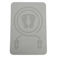 thumbnail image 1 of WHAMVOX 1Pcs Non Slip Exercise Mat TPE Grey Jump Rope Padded Mat Indoor Use, 1 of 8