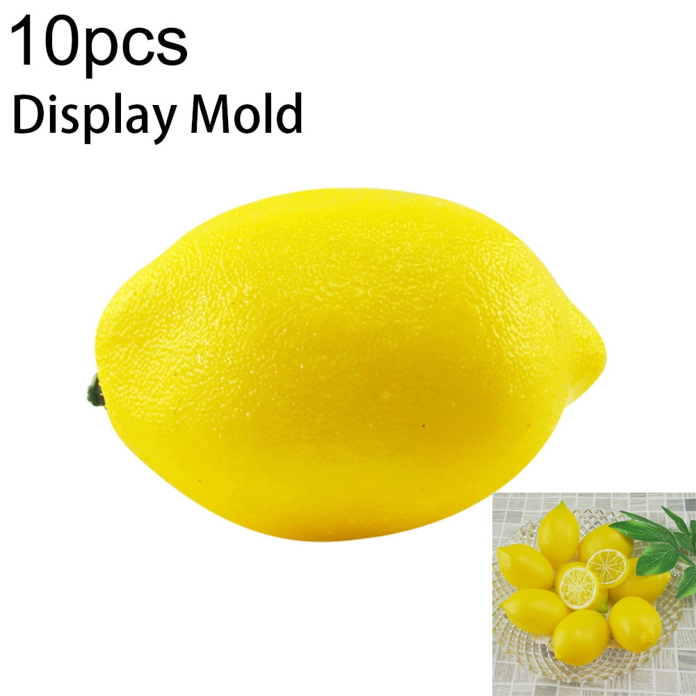 New ~ Ceramic Lemon Fruit Bank ~ w/ Little Lemon on Top 