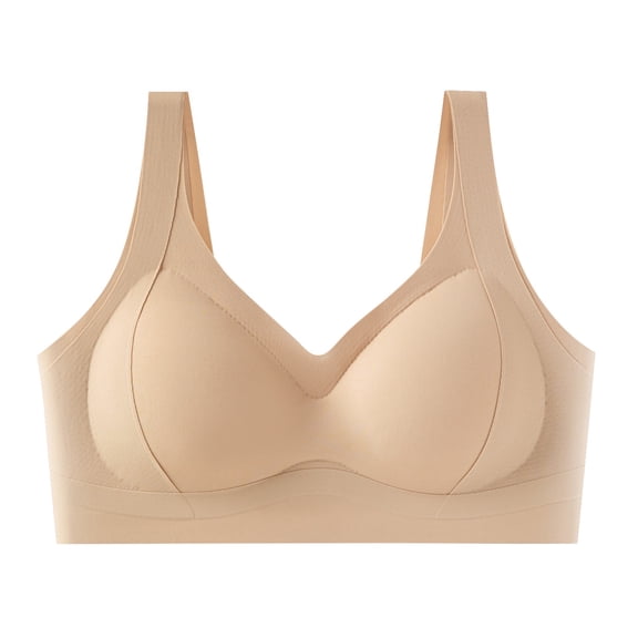 MEICHEN Ladies Jelly Tshirts Bras Solid Full Coverage Push Up Bras No Show Underwear Trendy Summer Fall Essentials Clothes