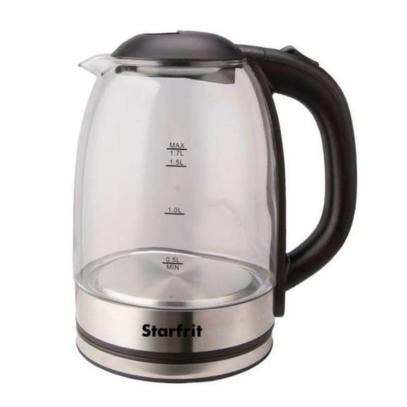 Starfrit - Electric Glass Kettle, 1.7 Liter Capacity, 1500 Watts