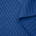 thumbnail image 4 of Vedolay Fall Sweaters Womens 2023 Fall Cropped Turtleneck Knitted Sweater Pullover Loose Tops,Blue S, 4 of 5
