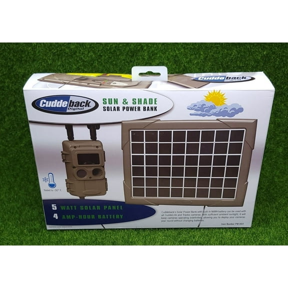 Cuddeback 5W Sun & Shade Solar Power Bank for Cuddeback Game & Trail Cameras - PW-003