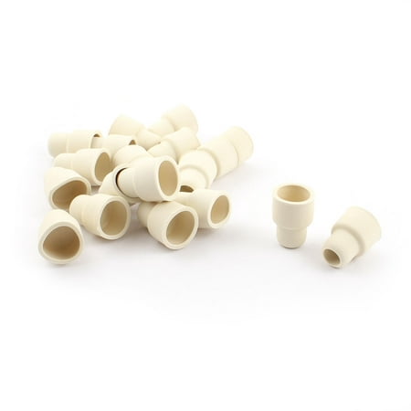 Unique Bargains 20 Pcs Push in Rubber Stopper Plugs for 14mm Mouth Inner Dia Test