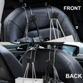 thumbnail image 3 of Gancho para respaldo de asiento de automóvil LIUYMXG Con diamantes de imitación 2 piezas Negro, 3 of 5