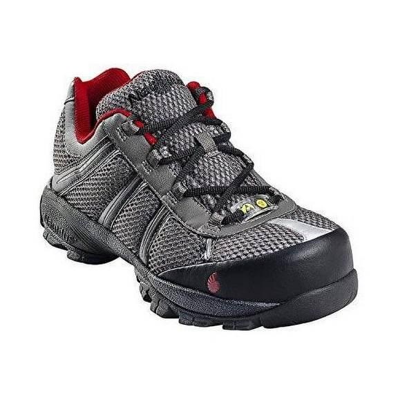 FSI FOOTWEAR SPECIALTIES INTERNATIONAL NAUTILUS Nautilus Safety Footwear Men's Steel Toe ESD Athletic Work Shoe Grey - N1343