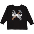 thumbnail image 3 of Inktastic Grandpa's Little Helper Boys Long Sleeve Toddler T-Shirt, 3 of 5