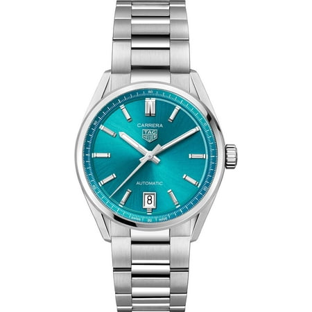 Tag Heuer Carrera Date Automatic Turquoise Dial Steel Women's Watch WBN2316.BA0001