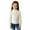 Beige, variant on Kids Long Sleeve T Shirts, Toddler Kids Solid Ruffled Rose Embroidery Crew Neck Loose Lightweight Shirt Top Beige, 1-2 Years
