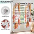 thumbnail image 3 of Yayeee Window Curtains Set of 2 for Living Room Light Filtering 63"x52", Leaves Pattern, 3 of 7