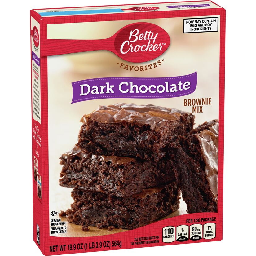 Betty Crocker Dark Chocolate Brownie Mix Family Size, 19.9 oz Walmart