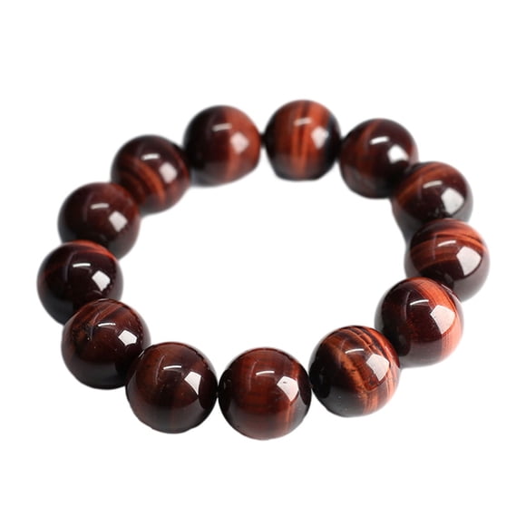 Sonducket de ojo de tigre única roja, cuentas de piedra natural cómodas para regalo de oración, cuentas de oración, cómodo Ropa, zapatos y accesorios Miscelánea Ojo de tigre rojo16MM