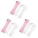 thumbnail image 3 of Naiovety Juego de pajitas de acero inoxidable con puntas de silicona Tubo de succión Senderismo Comedor interior al aire libre Bar Vajilla de Type1 NO1, 3 of 6