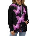thumbnail image 4 of Dreamy Purple Butterfly Pattern (5)-1 3D Print Hoodie Men Women Autumn Thin Pullover Sweatshirt Vintage Streetwear Tops, 4 of 6