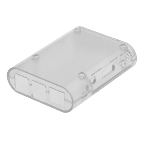 Caja de plástico prueba de polvo para 2 Modelo + Transparente