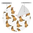 thumbnail image 2 of Yiaed German Shepherd Dog Print Christmas Tree Skirt , Tree SkirtsTree Mat for Christmas Winter Holiday Indoor Decorations-36", 2 of 7