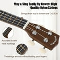 thumbnail image 6 of POMAIKAI Soprano Ukulele  for Beginners, 21 Inch Hawaii Mini Guitar Wood Ukelelefor Kids (Brown), 6 of 6