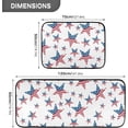 thumbnail image 2 of SKYSONIC USA Flag Stars Kitchen Rugs Set of 2, 4th of July Floor Runner Area Rug Washable Carpet Mat Perfect for Living Room Bedroom Entryway, 2 of 7
