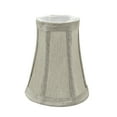 thumbnail image 4 of Aspen Creative 30245-9 Small Bell Shape Chandelier Clip-On Lamp Shade Set (9 Pack), Transitional Design in Silver-Grey, 4" bottom width (2 1/2" x 4" x 5" ), 4 of 6