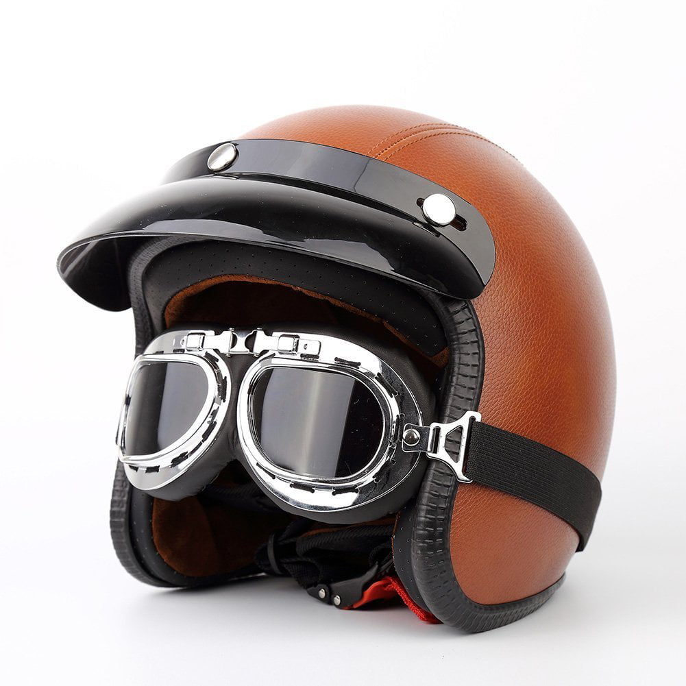 Retro Motorrad Motorbike Helm Brille Flying Eyewear Aviator Pilot Riding Goggles 