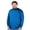 BrightBlue, variant on Mens Big and Tall Long Sleeve Shirts Cooling Rash Guard UPF 50+ Sun Protection