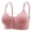 Pink, variant on khonts,Women's Front Snap Closure Wireless Bras Push up Full Coverage High Support Bras Comfortable Adjustable Strap Bralettes Black XXL