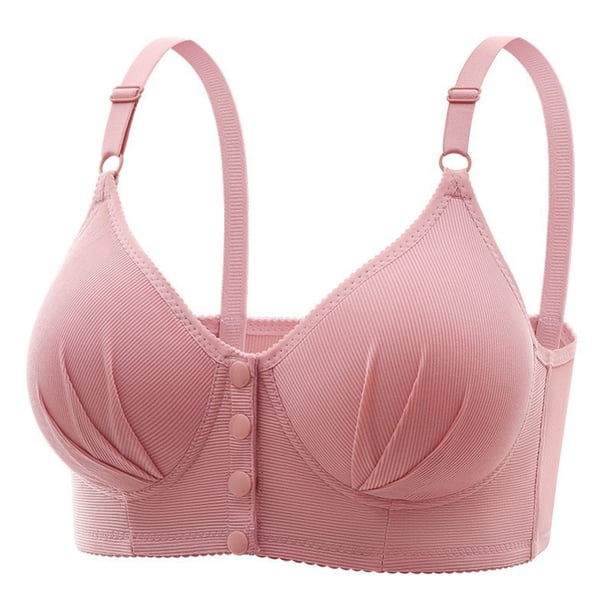 Sujetador informal ajustable y transpirable para mujer - Sin aros, costuras de encaje, copa BC, tallas S-XXXL