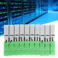 thumbnail image 3 of Optical Fibre Connector, Fiber Optic Adapter, Excellent Durability 10Pcs V-Shaped Metal Cavity Metropolitan Area  For CATV Telecommunications, 3 of 8