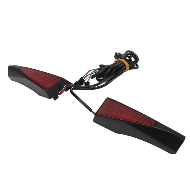 Luz de señal de giro para patinete eléctrico M4, luz trasera de advertencia eléctrica estable y ligera, 1 par, 10 pulgadas