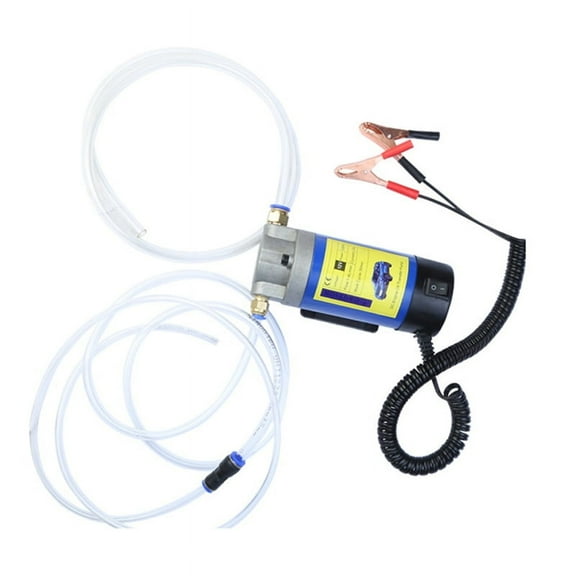 24V Electric Scavenge Suction Transfer Change Pump Oil Transfer Pump 1-4L/Min Motor Oil Extractor Pump for Car