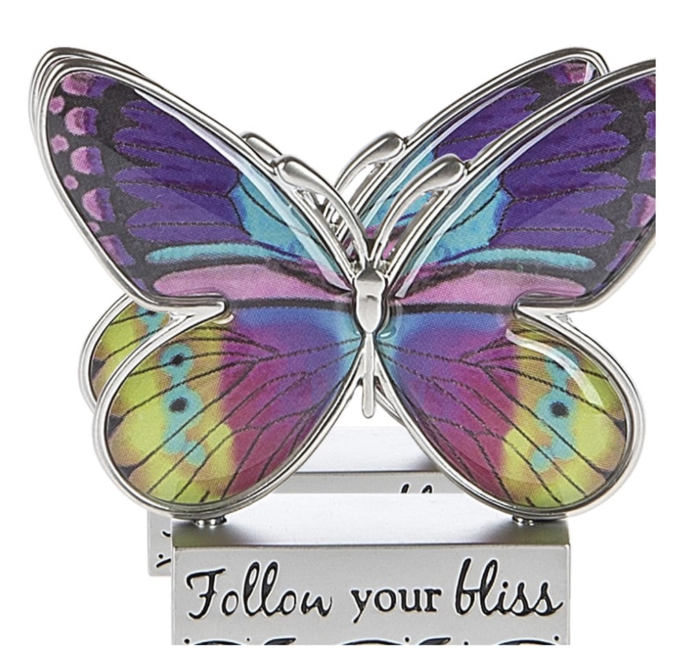 Follow Your Bliss Mini Butterfly Desk Figure By Ganz