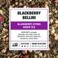 thumbnail image 3 of Tiesta Tea - Blackberry Bellini, Slenderizer Loose Leaf Green Tea, Blackberry Citrus Green Tea Blend, Medium Caffeine, Make Hot or Iced Tea & Brews Up to 50 Cups - 5 Ounce Refillable Tin, 3 of 9