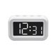 thumbnail image 2 of Cateissary Reloj electrónico de estilo único con construcción duradera Reloj despertador digital LED Relojes digitales Muebles de oficina en casa blanco, 2 of 6