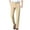 Khaki, variant on PuLe Men's Pants Mens Suit Pants Flex Slim Fit Dress Pants Cinch Bottom Flat Front Tapered Chino Pants with Elastic Waistband ﻿