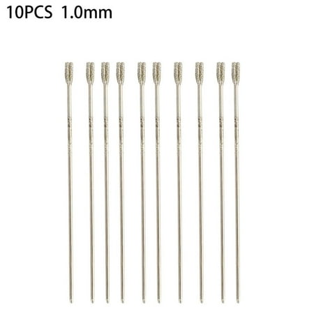 

GLFILL 1mm - 2.4mm Diamond Coated Tipped Drill Bits Fits Tile Glass Jewellery Hole Saw