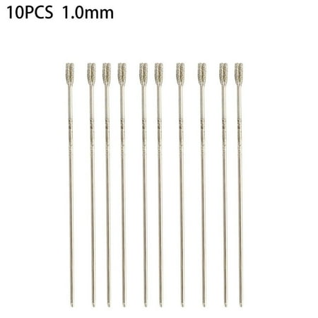 

Lierteer 1mm - 2.4mm Diamond Coated Tipped Drill Bits Fits Tile Glass Jewellery Hole Saw