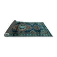 thumbnail image 2 of Ahgly Company Indoor Square Persian Light Blue Traditional Area Rugs, 4' Square, 2 of 4