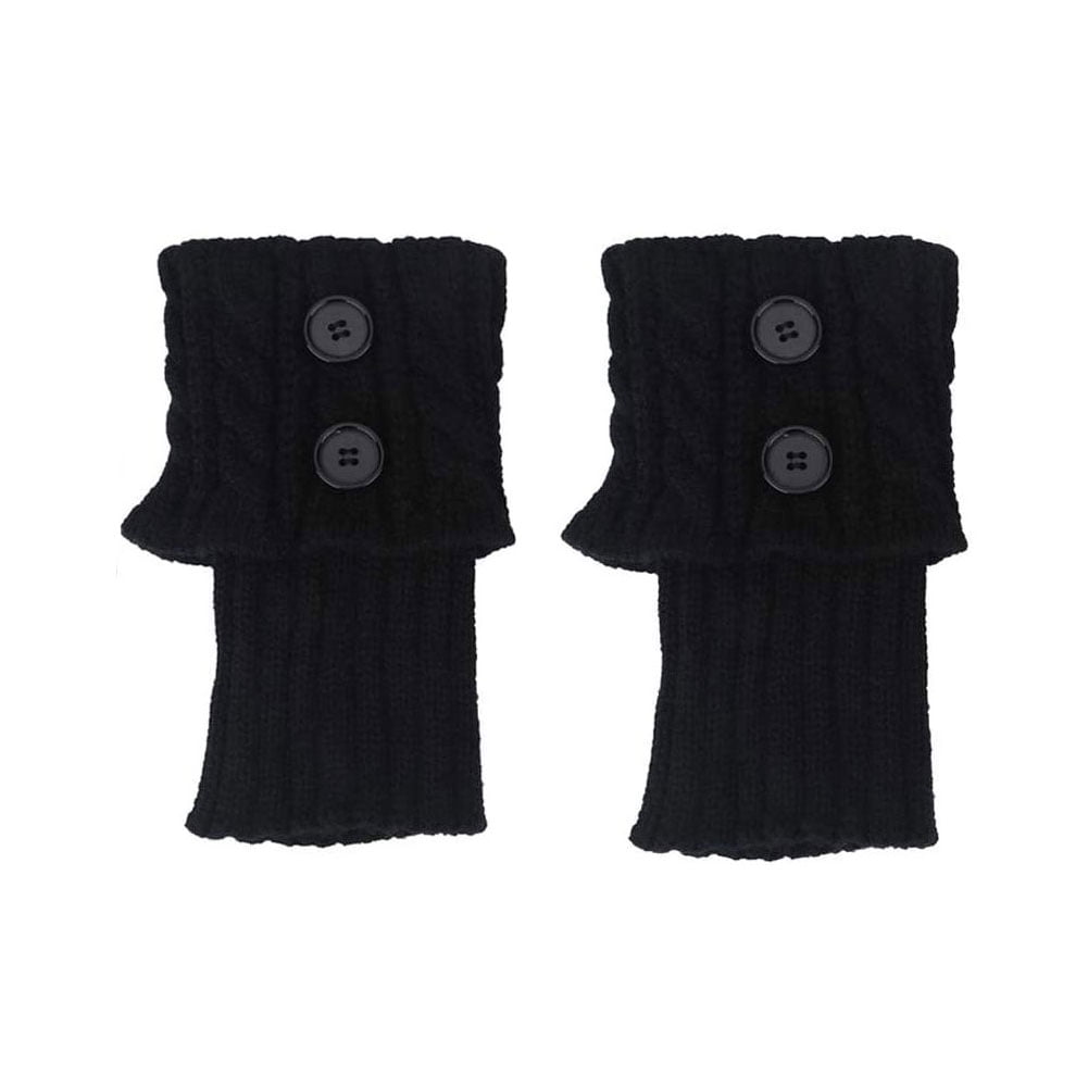 Details about   Women Ladies Winter Crochet Knitted Leg Warmers Cuffs Toppers Boot Casual Socks