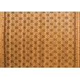 thumbnail image 1 of Ahgly Company Indoor Rectangle Abstract Orange Modern Area Rugs, 4' x 6', 1 of 4
