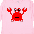 thumbnail image 4 of Inktastic Cute Red Crab Boys or Girls Long Sleeve Toddler T-Shirt, 4 of 5