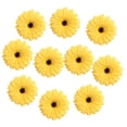 thumbnail image 1 of Cabezas de Margaritas Gerberas artificiales Sunnimix Amarillo cabeza de flor, 1 of 8